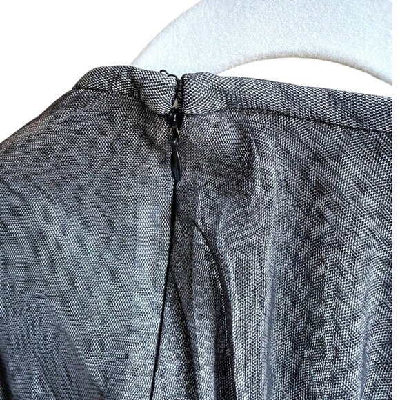 Alexia Admor Size 6 Black Gray A-line Midi Length Tulle Layered Skirt - Picture 7 of 7